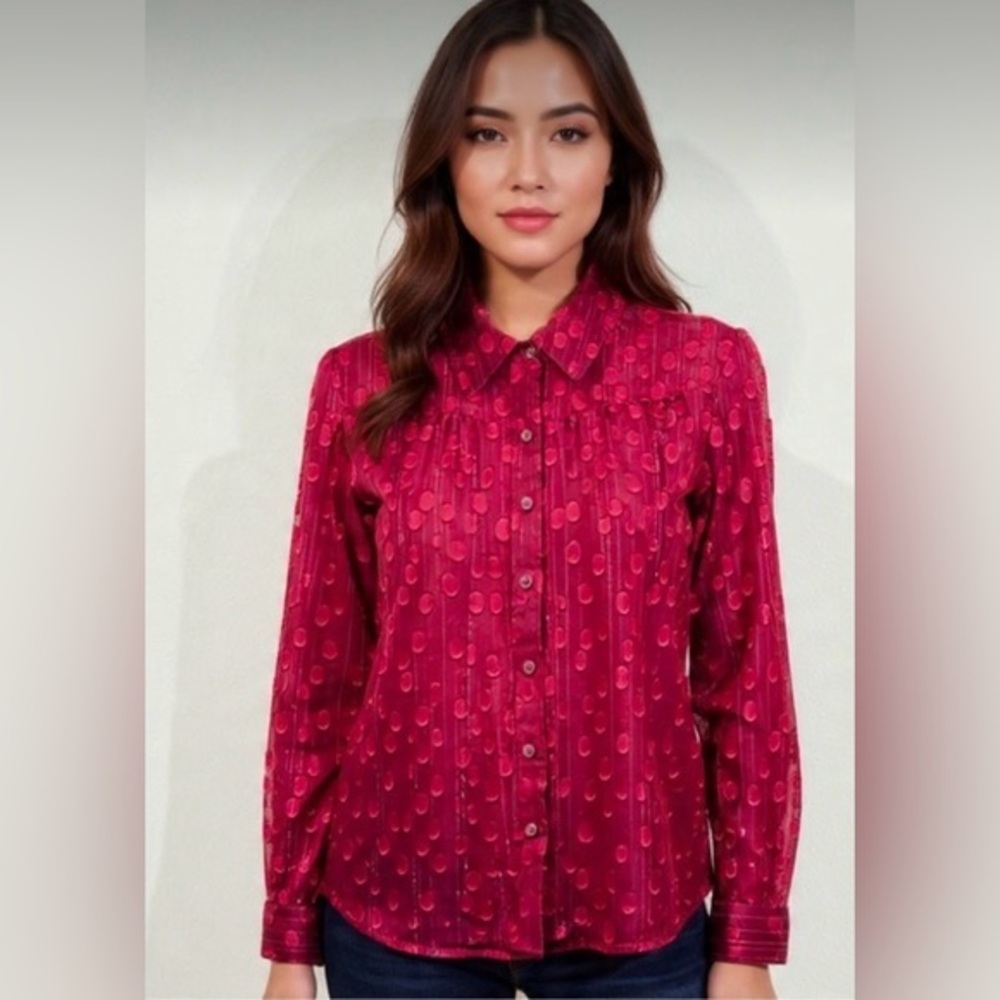 Women’s Express Red Blouse Size XS